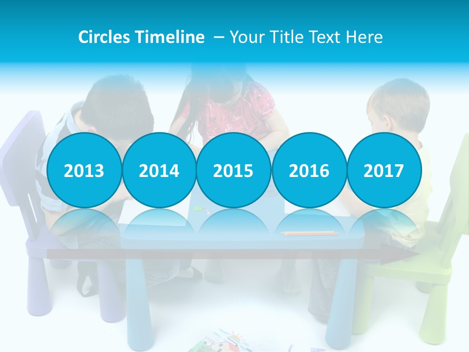 Preschool Boys Pen PowerPoint Template