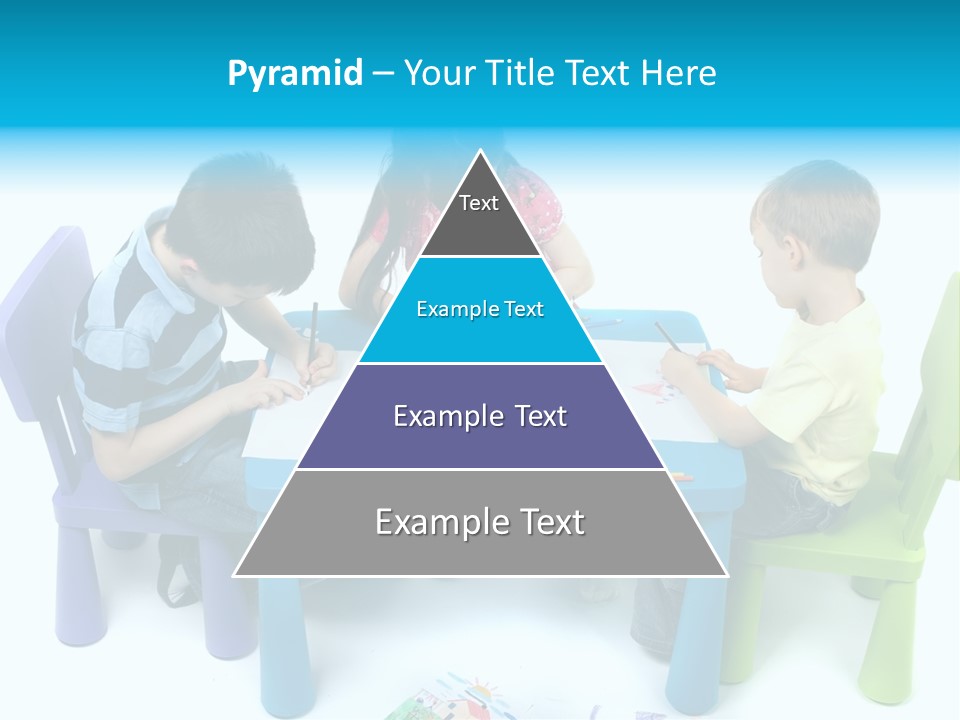 Preschool Boys Pen PowerPoint Template