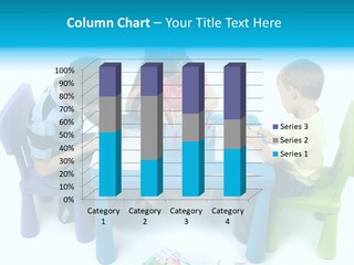 Preschool Boys Pen PowerPoint Template