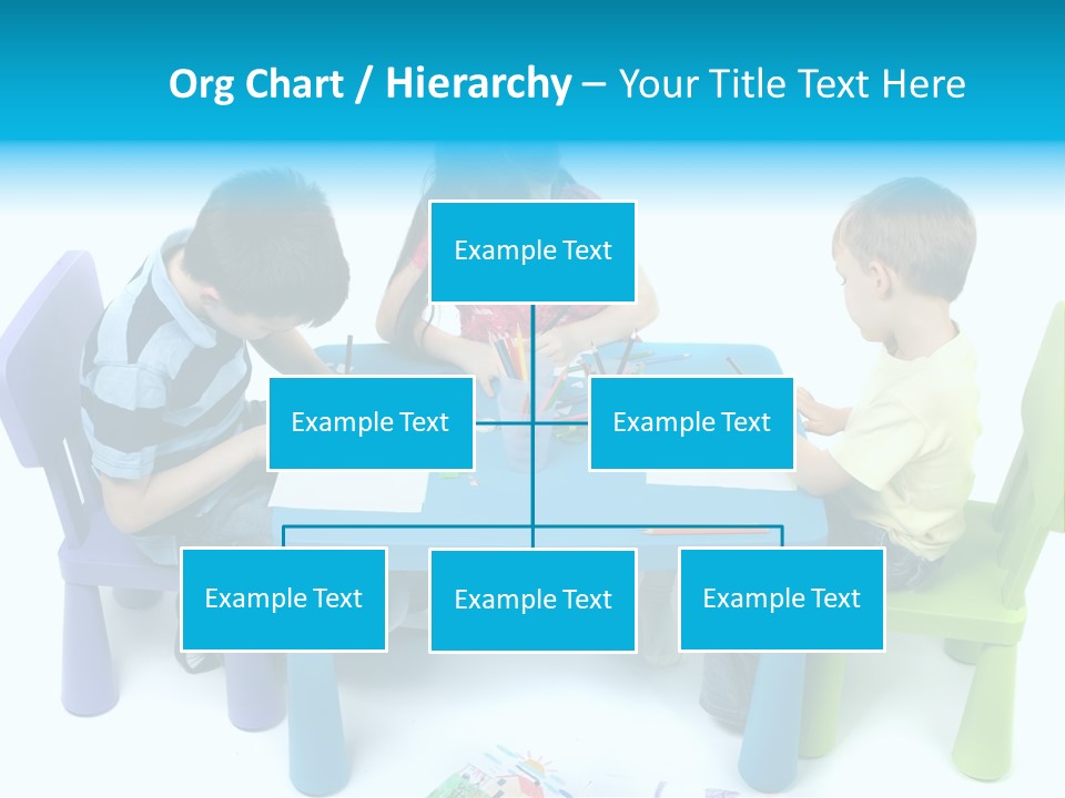 Preschool Boys Pen PowerPoint Template