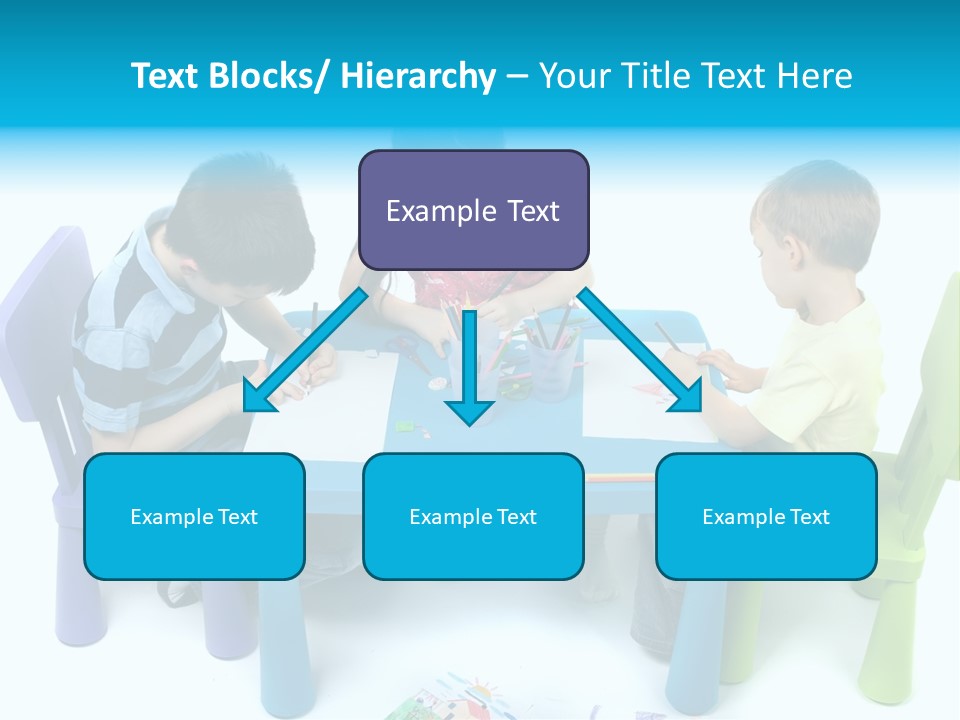 Preschool Boys Pen PowerPoint Template