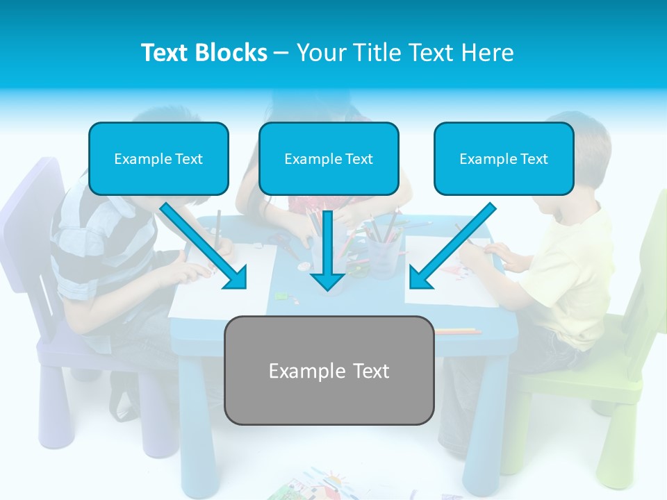 Preschool Boys Pen PowerPoint Template