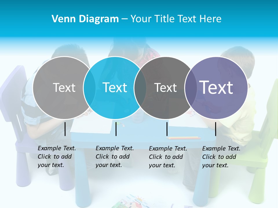 Preschool Boys Pen PowerPoint Template