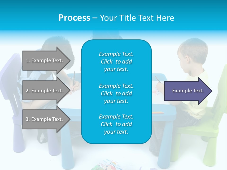Preschool Boys Pen PowerPoint Template