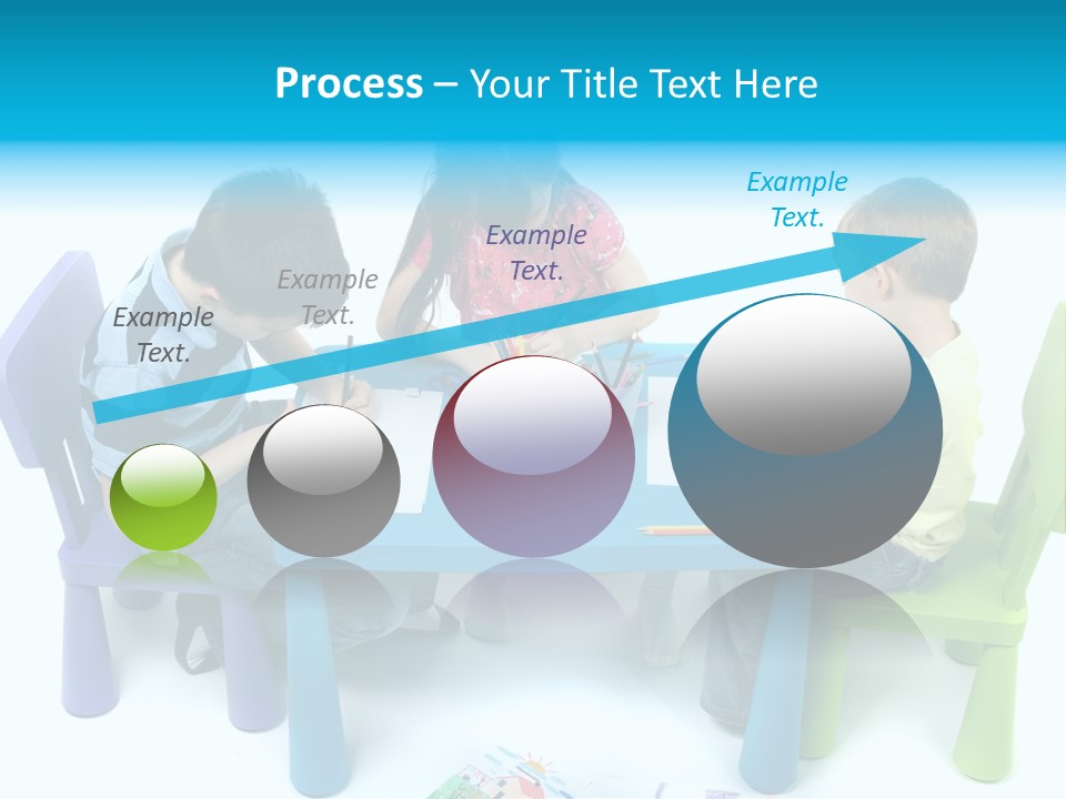 Preschool Boys Pen PowerPoint Template