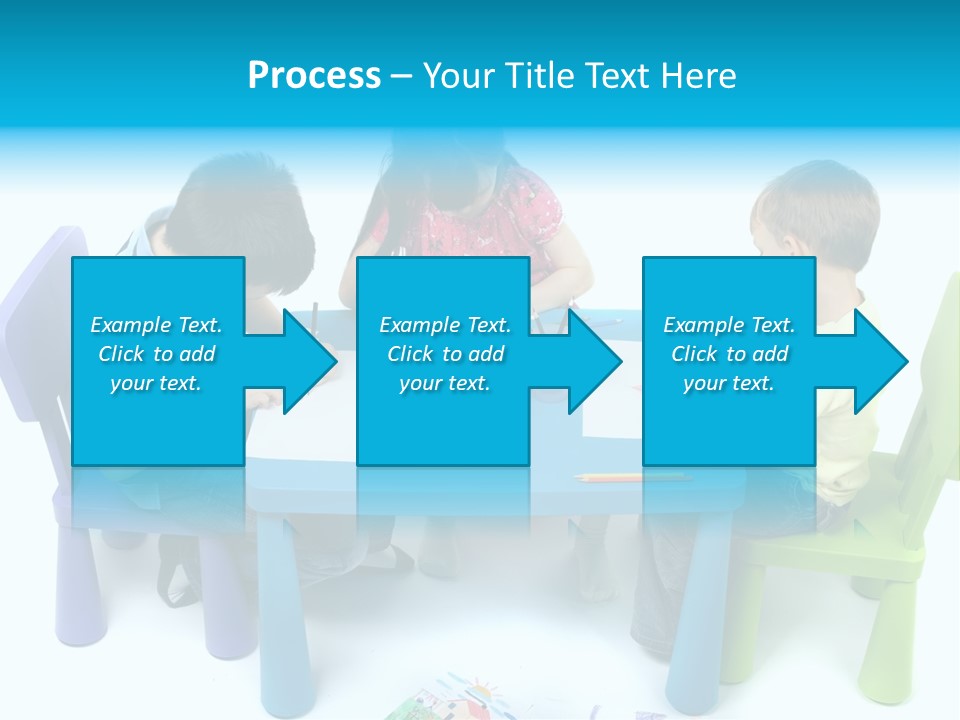 Preschool Boys Pen PowerPoint Template