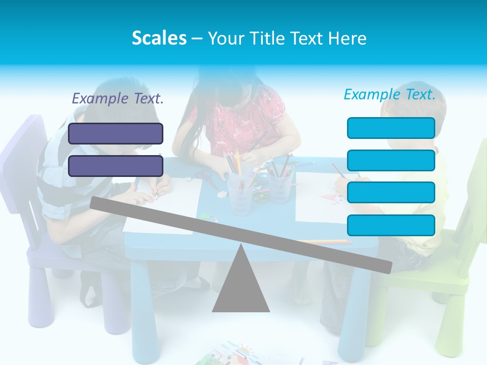 Preschool Boys Pen PowerPoint Template