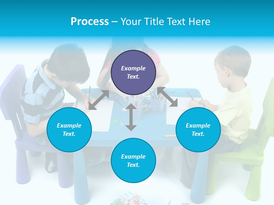 Preschool Boys Pen PowerPoint Template