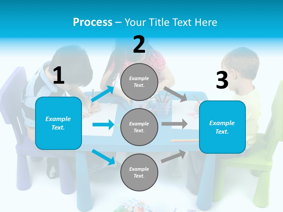Preschool Boys Pen PowerPoint Template