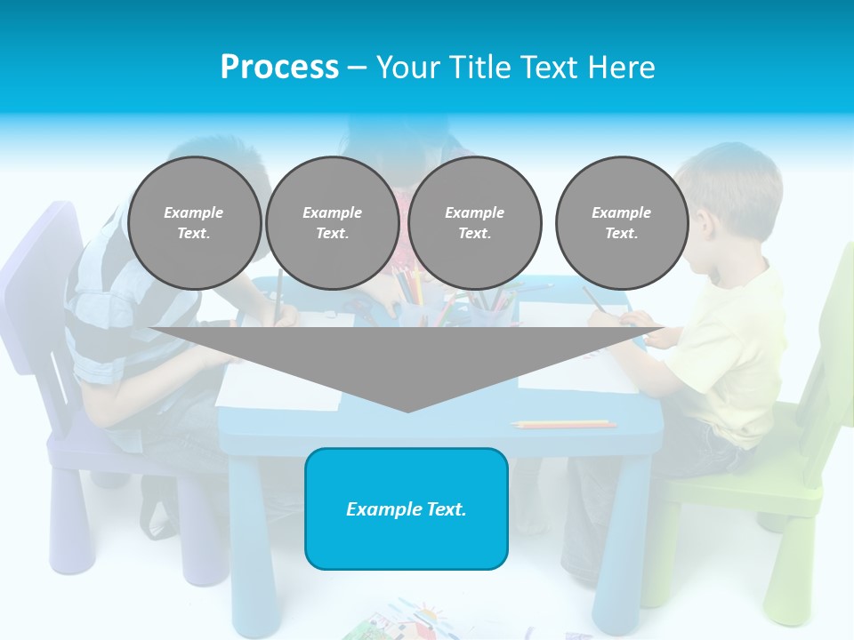 Preschool Boys Pen PowerPoint Template