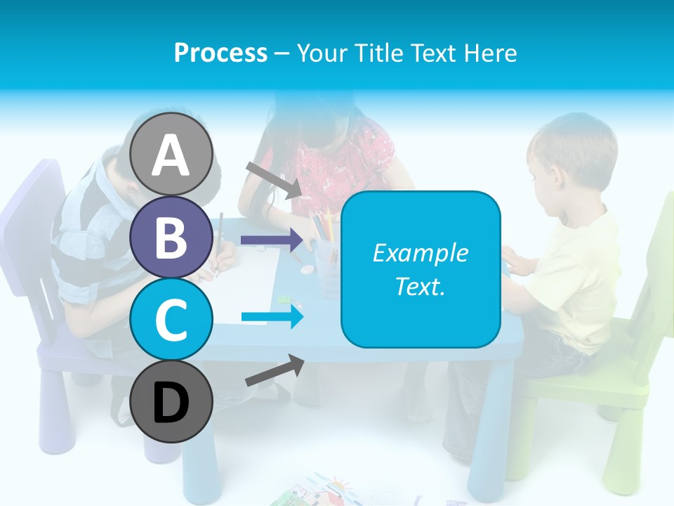 Preschool Boys Pen PowerPoint Template