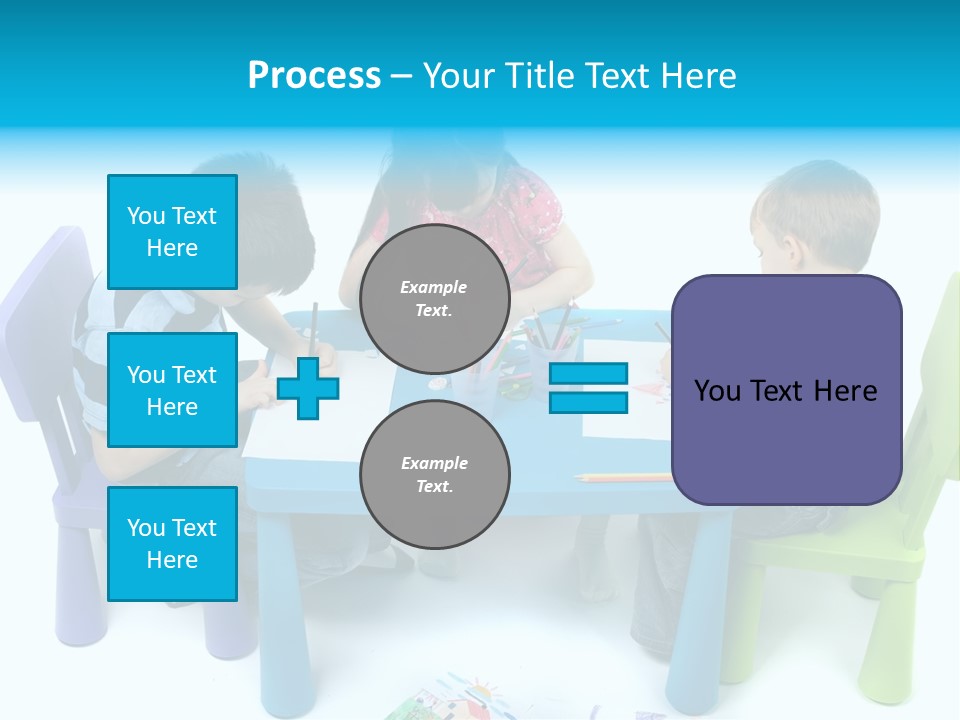 Preschool Boys Pen PowerPoint Template