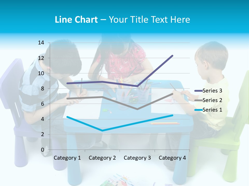 Preschool Boys Pen PowerPoint Template