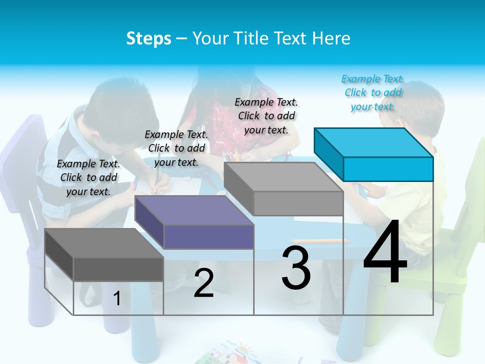 Preschool Boys Pen PowerPoint Template