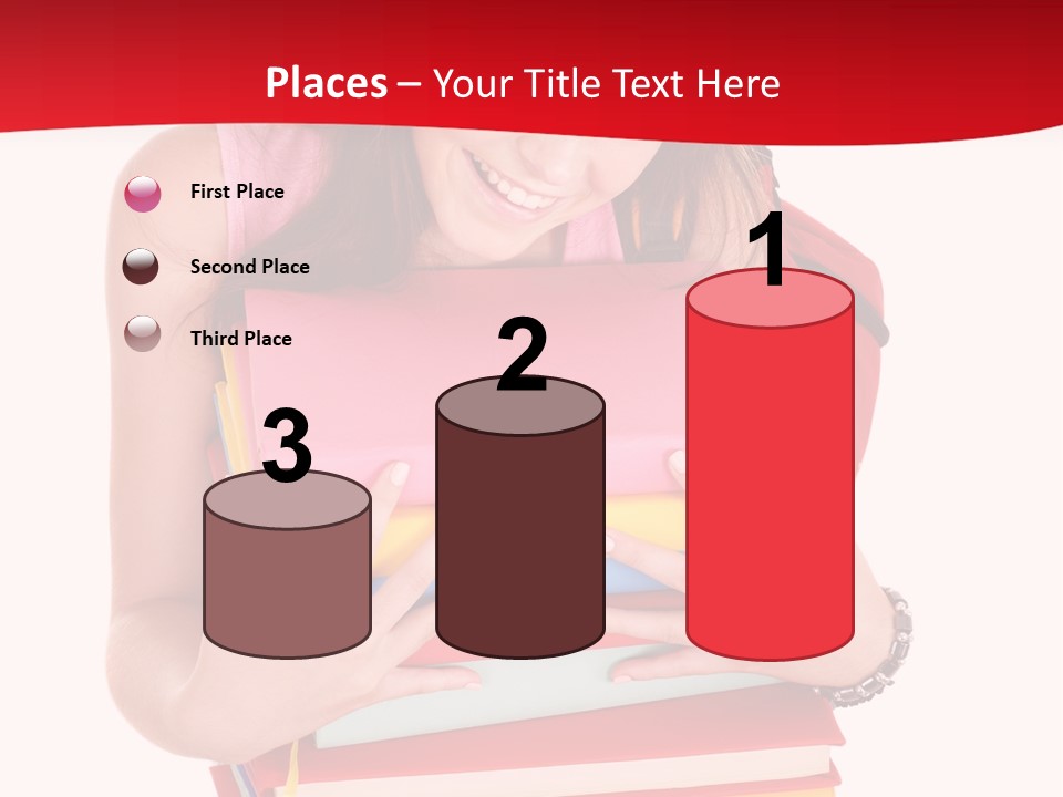 Kid College Stack PowerPoint Template