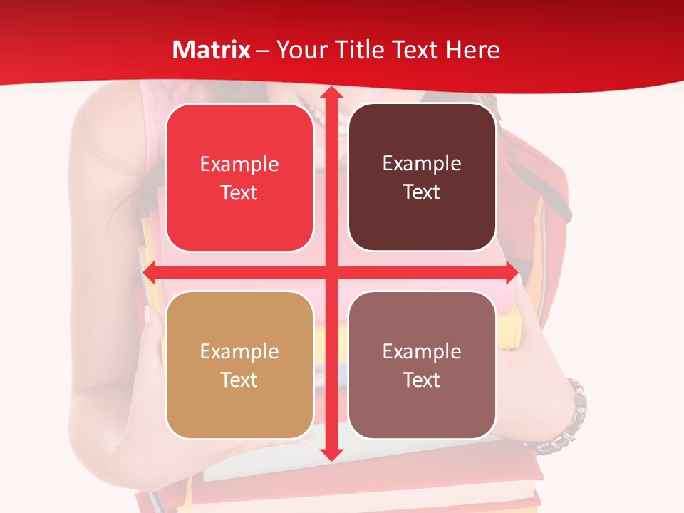 Kid College Stack PowerPoint Template