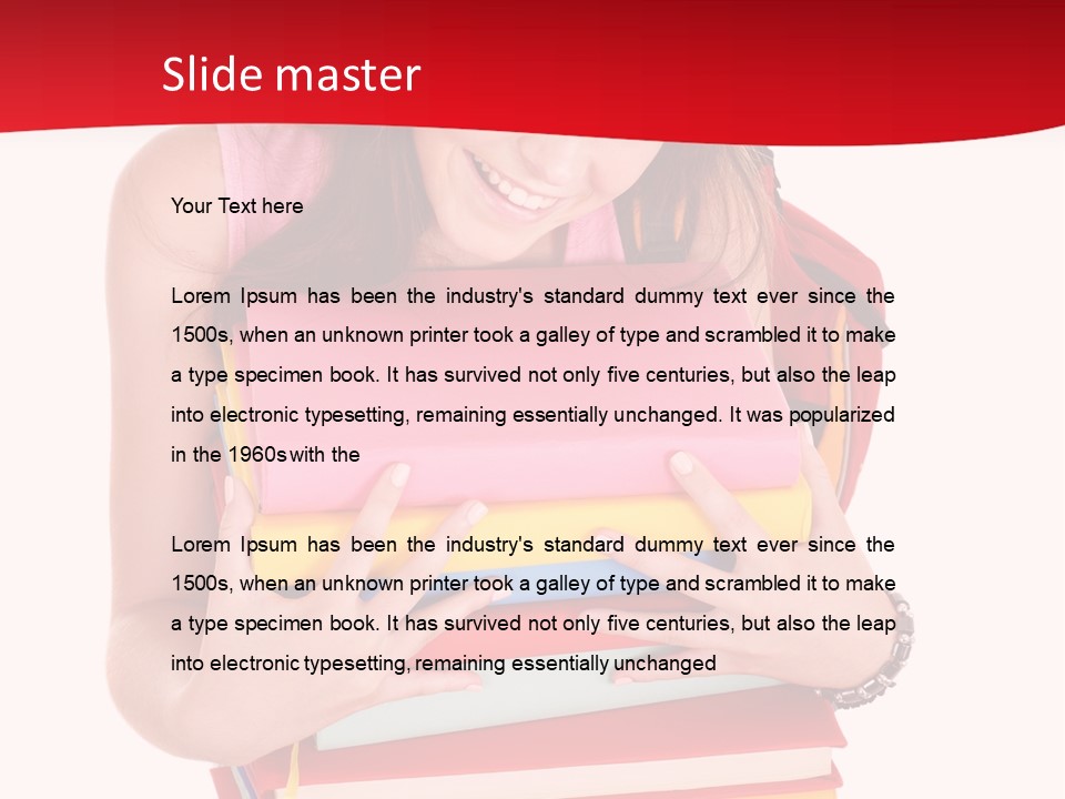 Kid College Stack PowerPoint Template