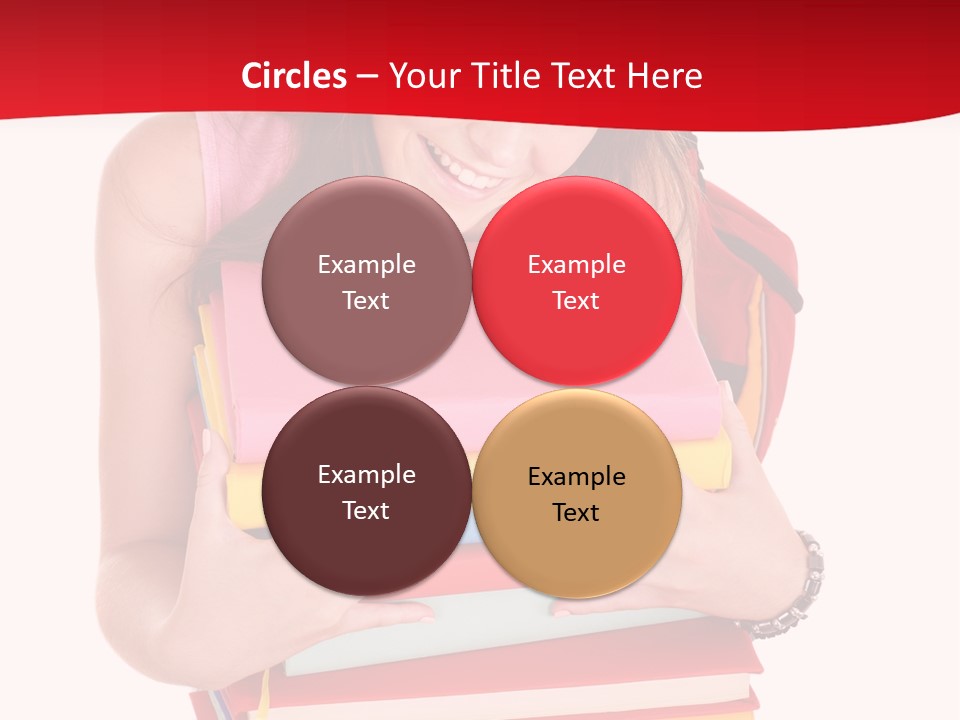 Kid College Stack PowerPoint Template