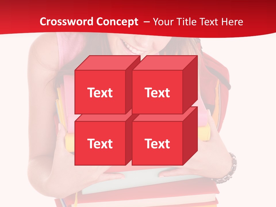 Kid College Stack PowerPoint Template