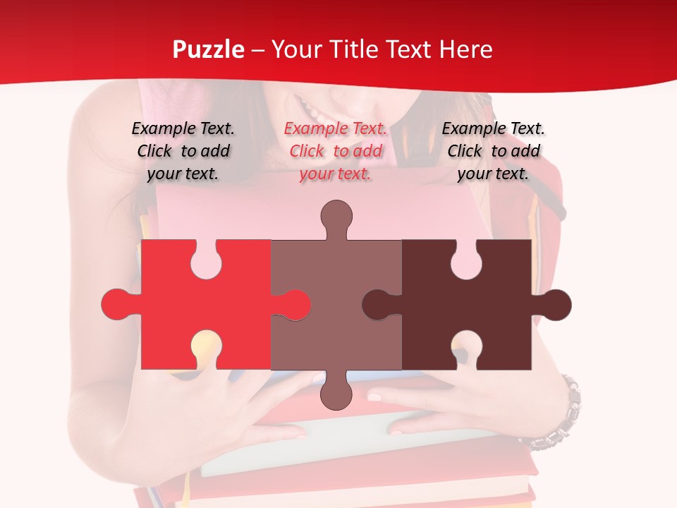 Kid College Stack PowerPoint Template