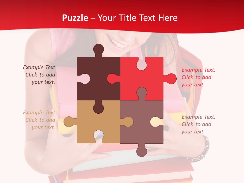 Kid College Stack PowerPoint Template