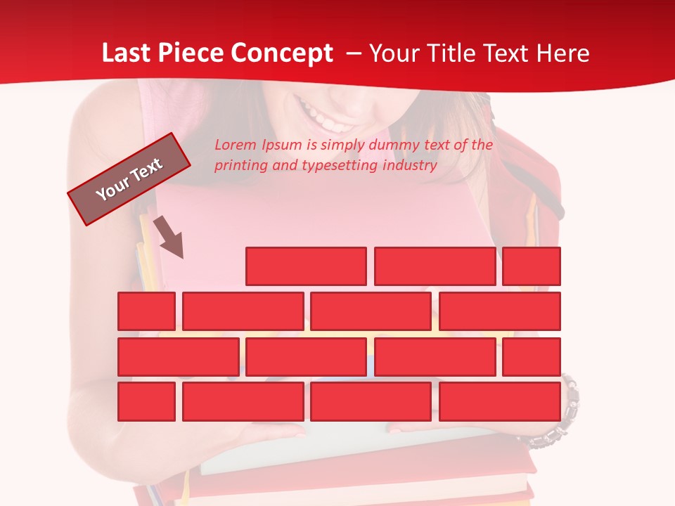 Kid College Stack PowerPoint Template