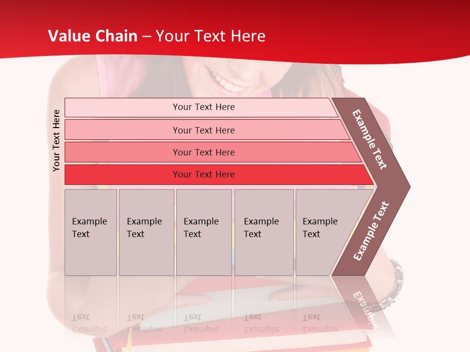 Kid College Stack PowerPoint Template