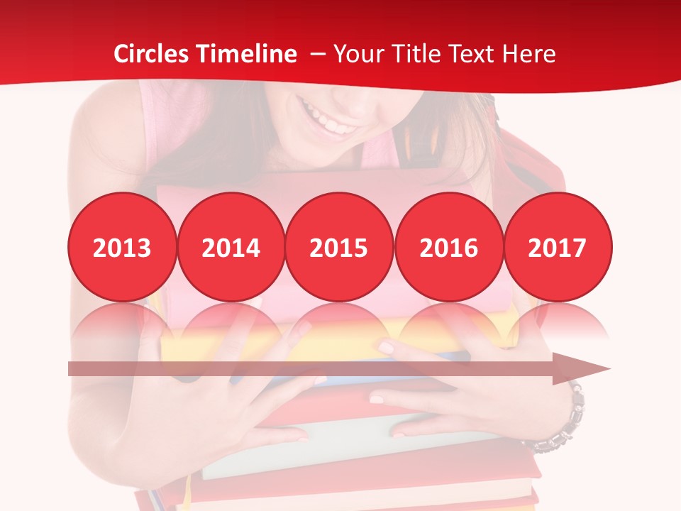 Kid College Stack PowerPoint Template