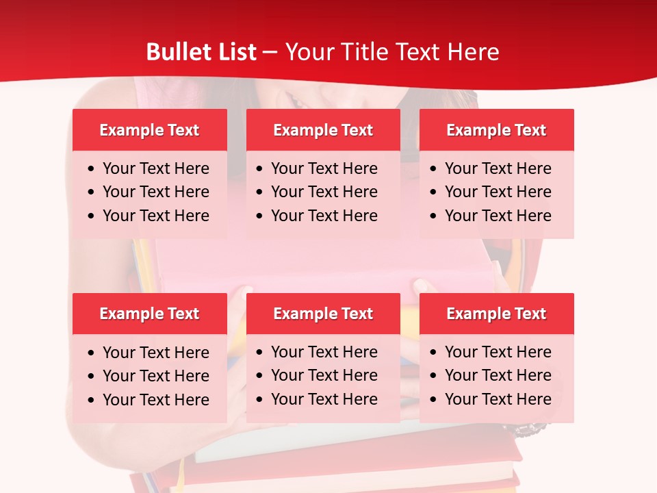 Kid College Stack PowerPoint Template