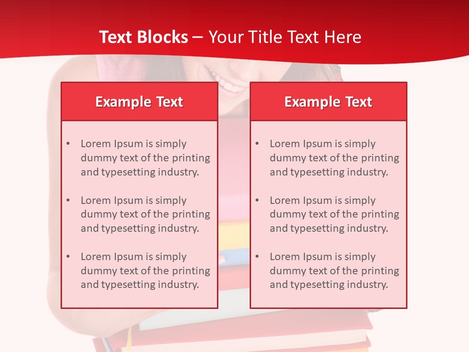 Kid College Stack PowerPoint Template