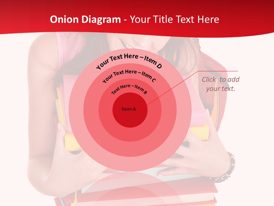 Kid College Stack PowerPoint Template