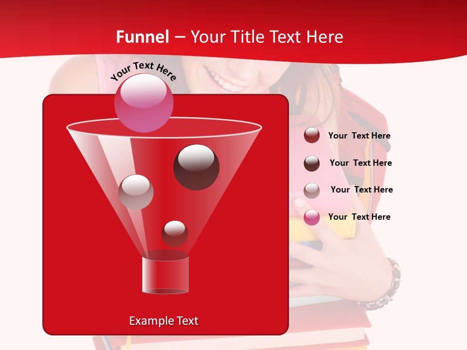 Kid College Stack PowerPoint Template