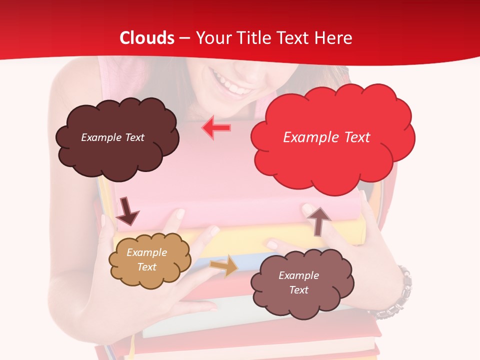 Kid College Stack PowerPoint Template