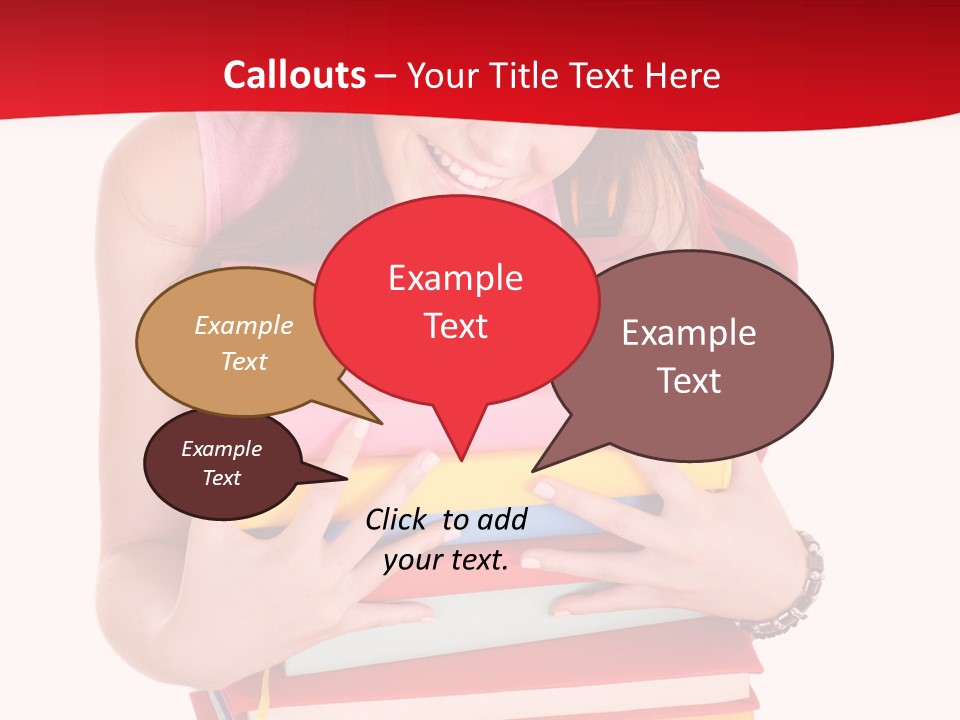 Kid College Stack PowerPoint Template