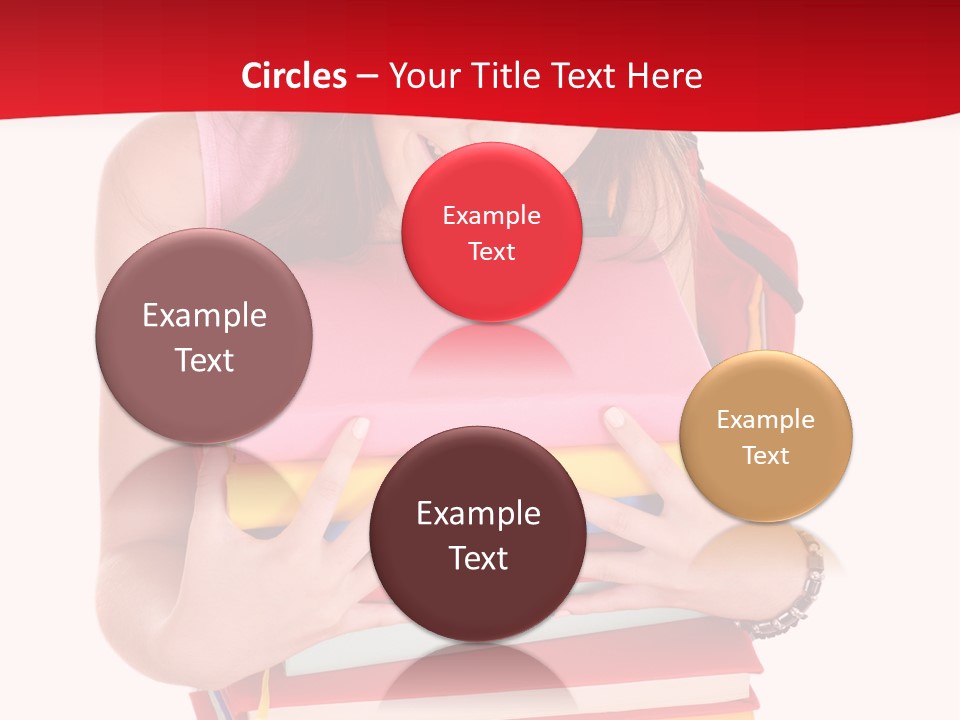 Kid College Stack PowerPoint Template