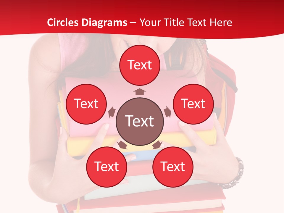 Kid College Stack PowerPoint Template