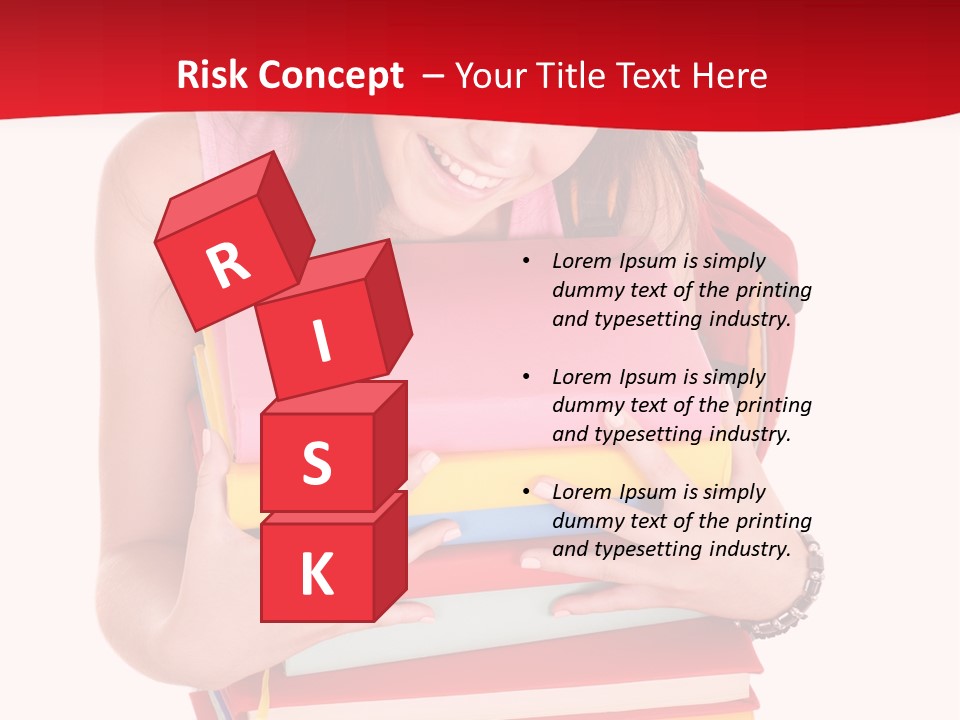 Kid College Stack PowerPoint Template