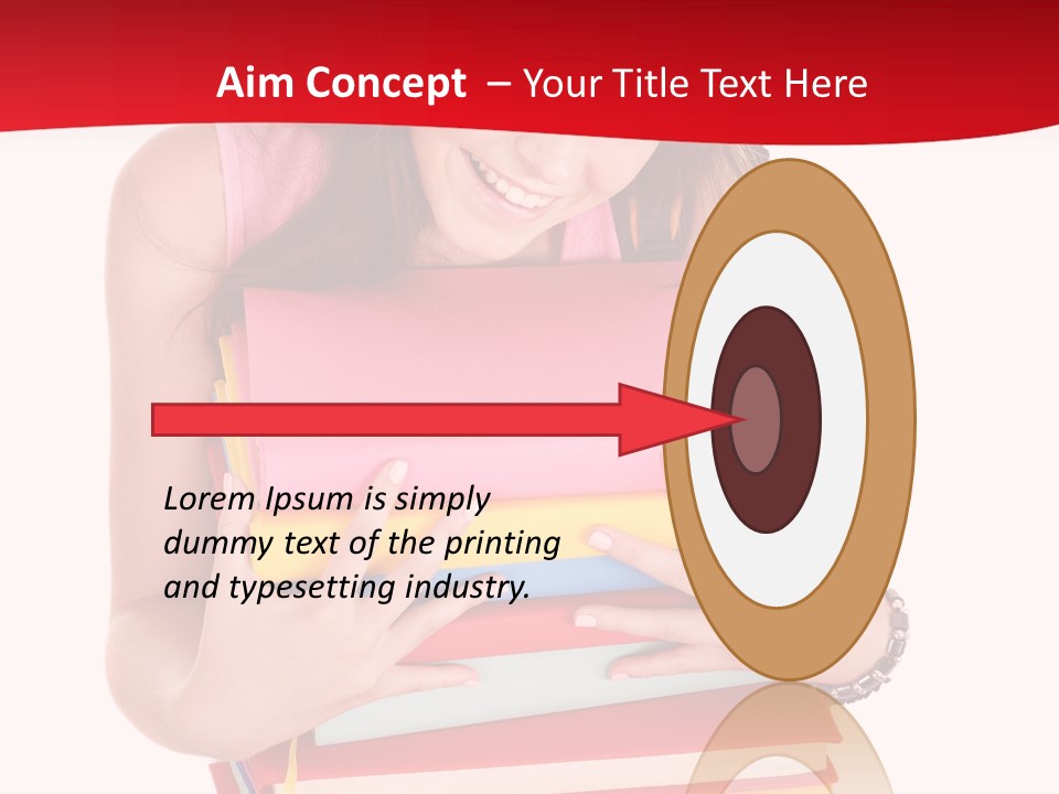 Kid College Stack PowerPoint Template