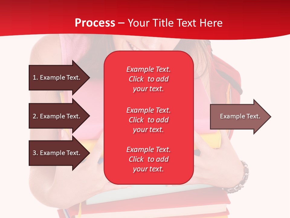 Kid College Stack PowerPoint Template