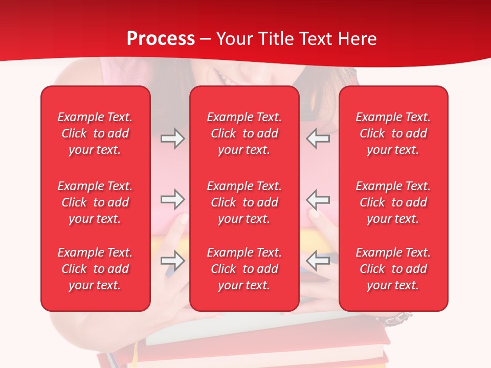 Kid College Stack PowerPoint Template