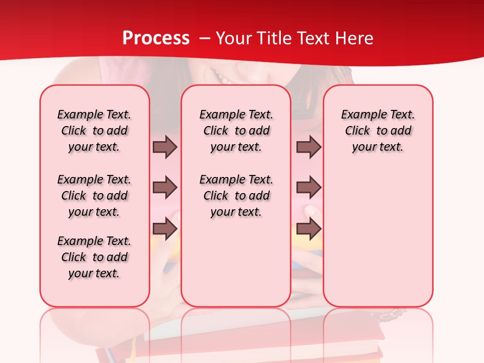 Kid College Stack PowerPoint Template