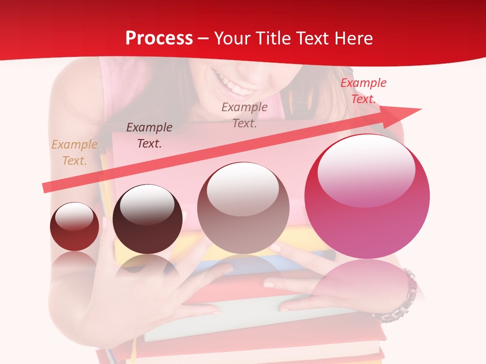 Kid College Stack PowerPoint Template