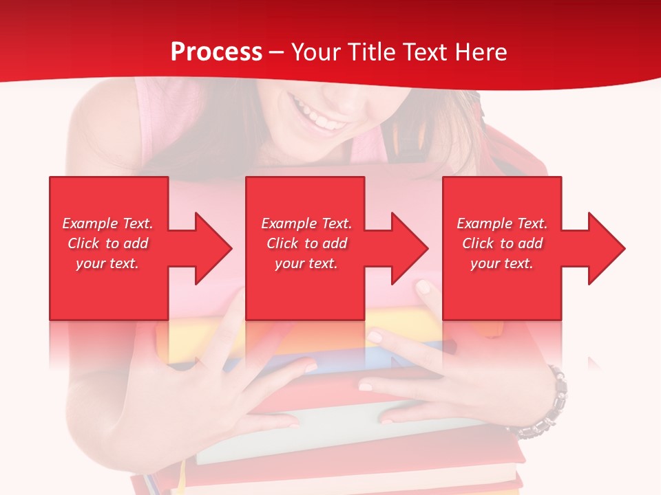 Kid College Stack PowerPoint Template