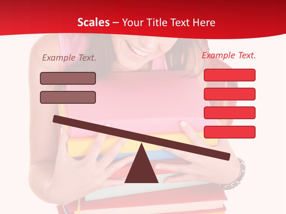 Kid College Stack PowerPoint Template