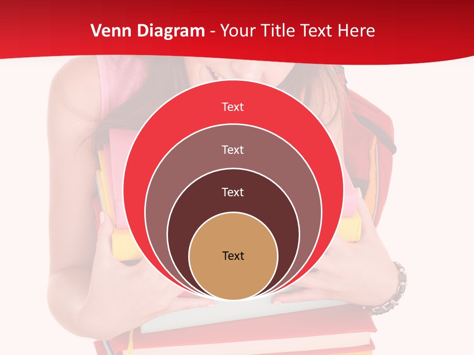 Kid College Stack PowerPoint Template