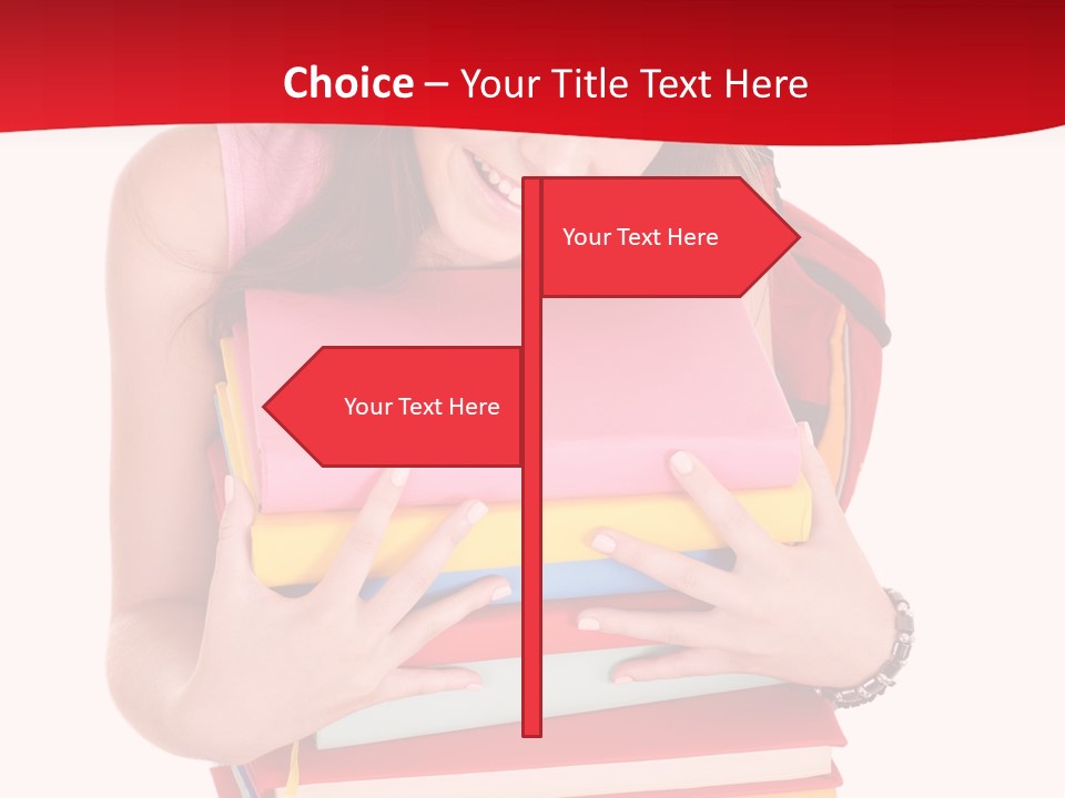 Kid College Stack PowerPoint Template