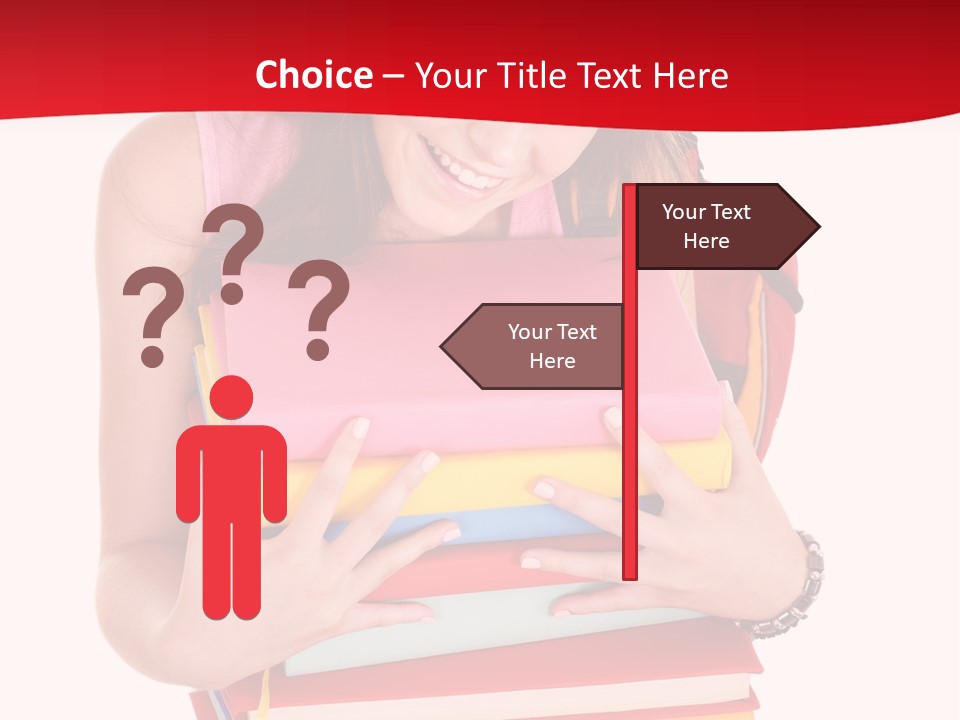 Kid College Stack PowerPoint Template