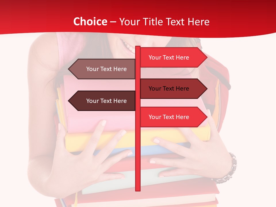Kid College Stack PowerPoint Template