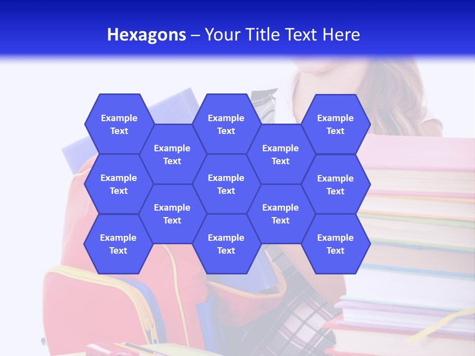 Cute Education Female PowerPoint Template