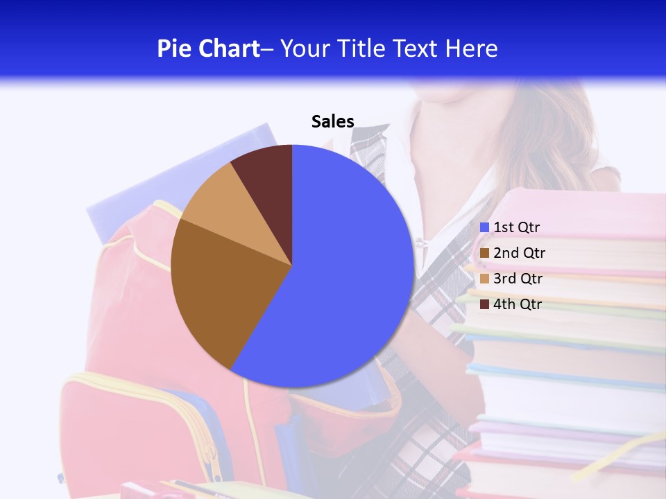 Cute Education Female PowerPoint Template